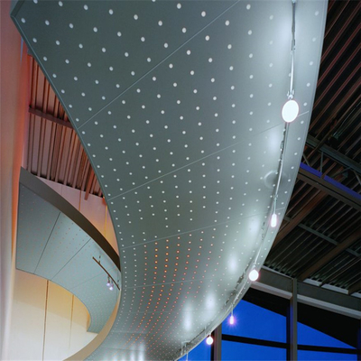 PVDF acabó diseño del techo del metal