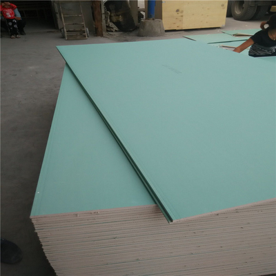 el tablero de yeso de la humedad de 12.5m m 1200x1800 claramente modela color verde