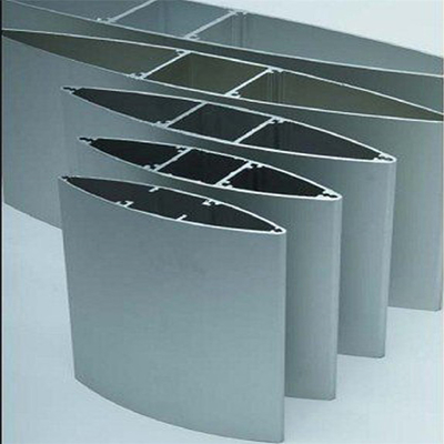 metal de aluminio de las cuchillas del Louvre del perfil aerodinámico de la viruta de la lumbrera de 45x200 Sun de aluminio