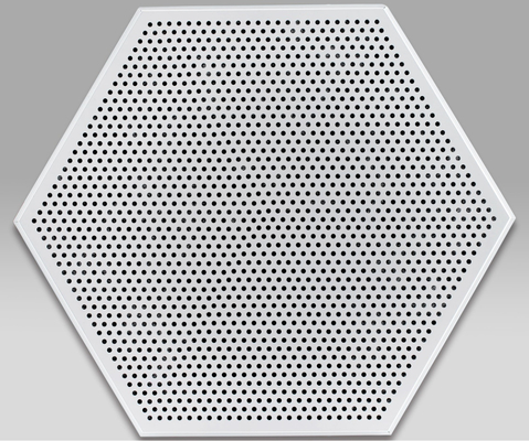 Techo de aluminio del metal de la suspensión hexagonal