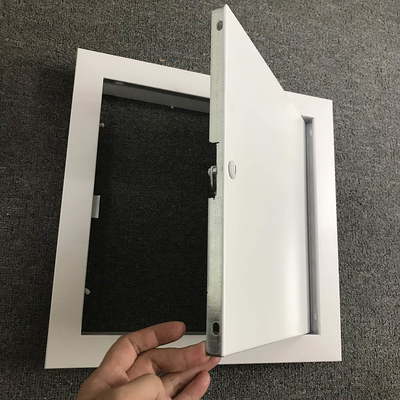El polvo del panel de acceso del aluminio del panel de acceso del techo ISO9001 595x595 cubrió