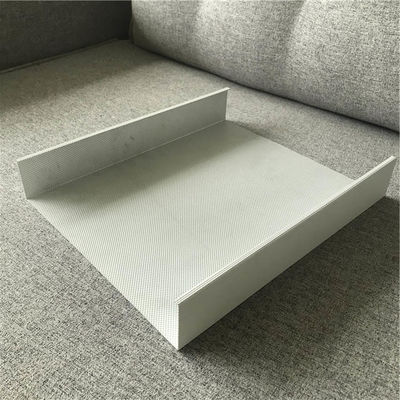 Techo metálico de aluminio 50x150 Microperforación Ultra Baffle U