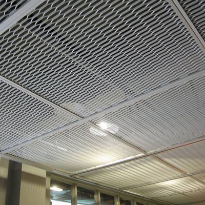 Mesh Ceiling Panel ampliado incombustible 20x40m m 0.4mm-3.5m m densamente