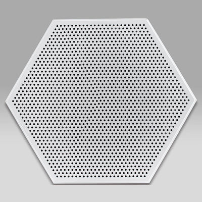 Los paneles de techo hexagonales de aluminio metálico 404 mm