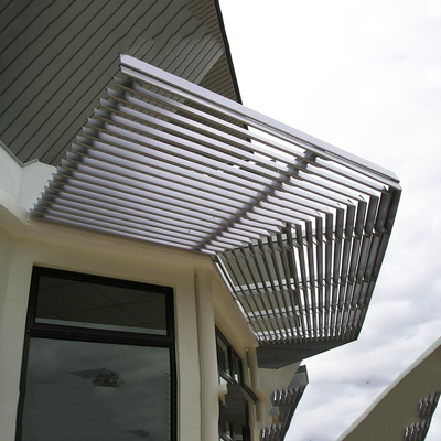 las persianas externas respirables de Sun Sun de la lumbrera de aluminio de 85m m pulverizan revestido