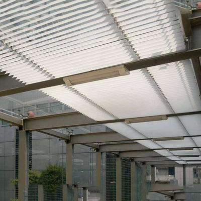 las persianas externas respirables de Sun Sun de la lumbrera de aluminio de 85m m pulverizan revestido