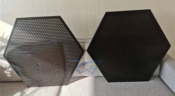 Techo de aluminio del metal de la suspensión hexagonal