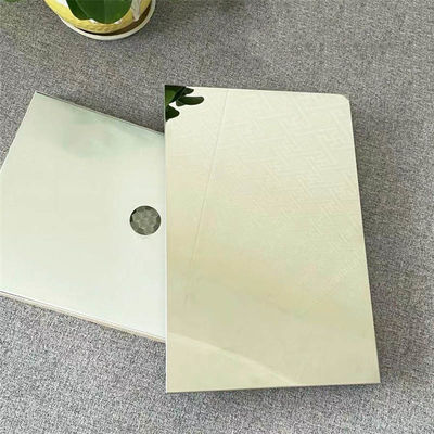 Panel de panal de abejorro de aluminio espejo para decoración de paredes de techo