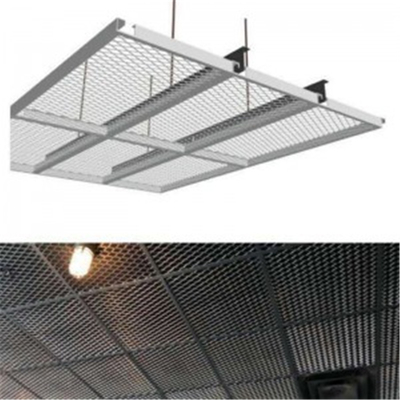 Panel de techo de malla de espesor de 2,0 mm Panel de techo de metal expandido decorativo de aluminio