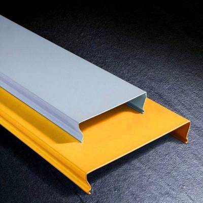 Tamaño modificado para requisitos particulares techo de aluminio del metal de la tira de C y altura del color 16m m