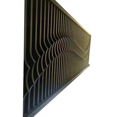 Modelo modificado para requisitos particulares cortina de aluminio sacada de la pared de las fachadas del edificio del metal del deflector