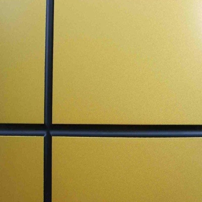 Decoración de pared de panel de fachada de aluminio de panel de revestimiento de pared liso personalizado
