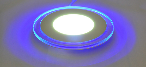 el lumen 90LM/W y 6+3W de la luz de techo del diámetro LED de 145m m ata el panel bicolor