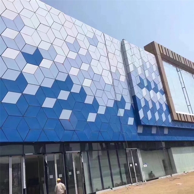 Techo adaptable del panel de revestimiento del aluminio del color para la estación de metro