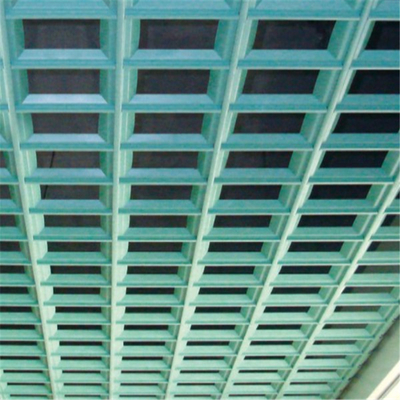 Sistema abierto del techo de la célula de la rejilla de la absorción sana de la pirámide de aluminio del techo