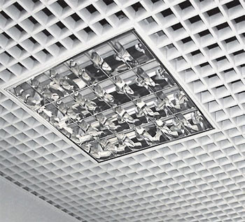 Techo de aluminio impermeable de la rejilla de la absorción sana para la estación de metro