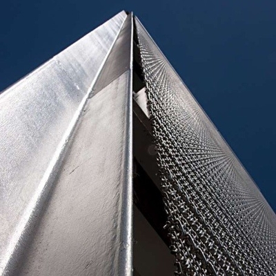 El metal del aluminio de la reducción del nivel de ruidos amplió a Mesh Panel For Factory Buildings