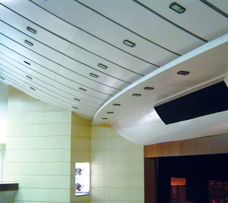 El panel acanalado de aluminio adaptable para Convention Center