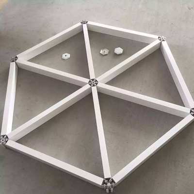 Outlet Extruded Grille Triangle Shaped Ceiling Design  Light Weight