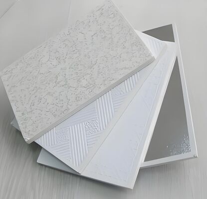 Losetas de techo suspendido de yeso de 600X600 7mm