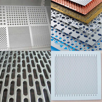 Panel de aleación de aluminio personalizado Panel de fachada perforado exterior Panel de aluminio PVDF para fachada