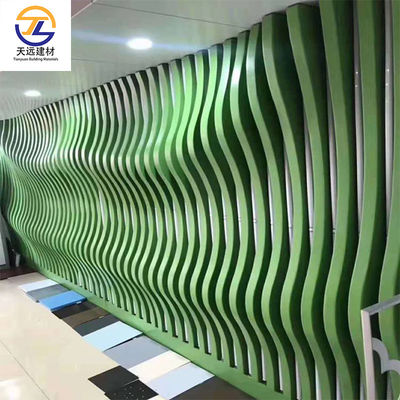 AA5005 AA3003 Perfiles de aluminio para edificios, revestimientos decorativos exteriores de aluminio