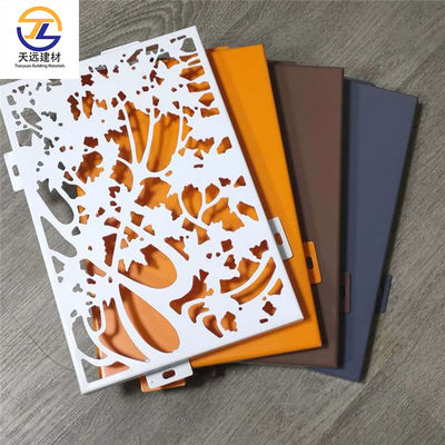 Panel de cercas de aluminio anodizado de aluminio ligero Edificio de madera decorativa Acp hoja 5mm